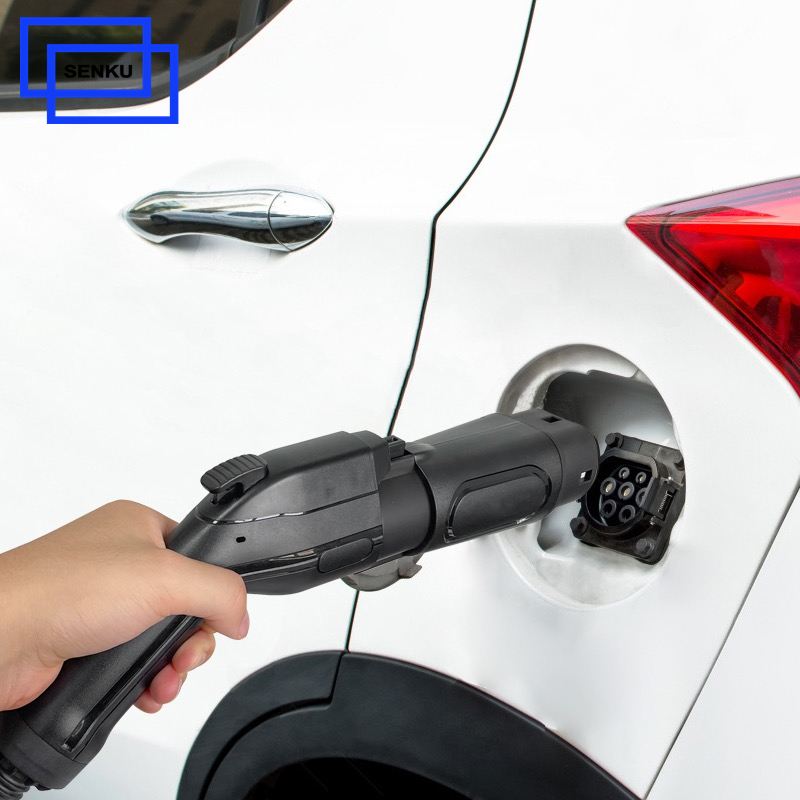 EV Charging 32A J1772 Type 1 to Type 2 Adapter - 副本