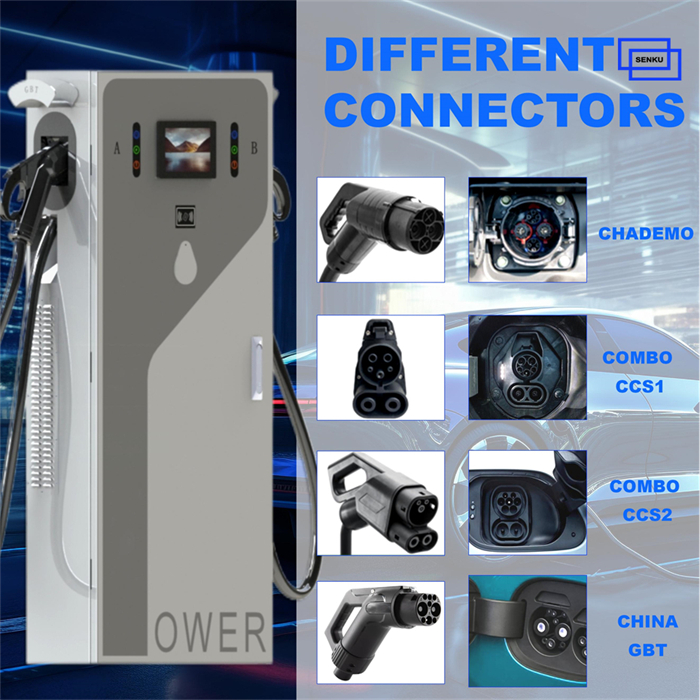 60KW 80KW CCS GBT CHADEMO Ev Car Charger