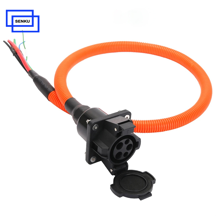 80A 240V AC Ev Charging Socket Type1