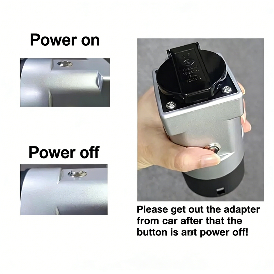 16A 250V AC V2L Adapter for BYD Atto 3