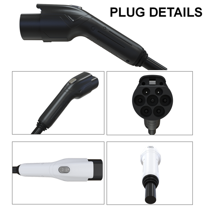 Electric Car Charging Stations 7.4KW 240V 32A EV Charging Plugs