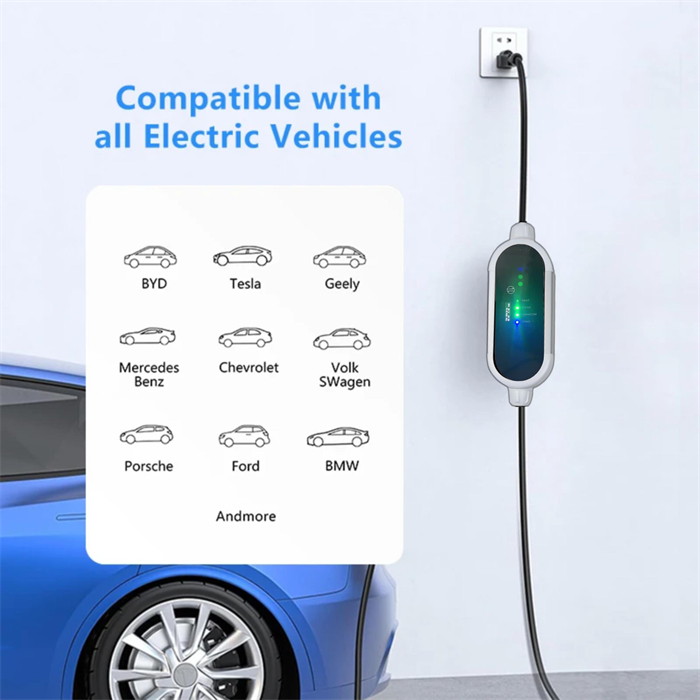 13A portable ev chargers
