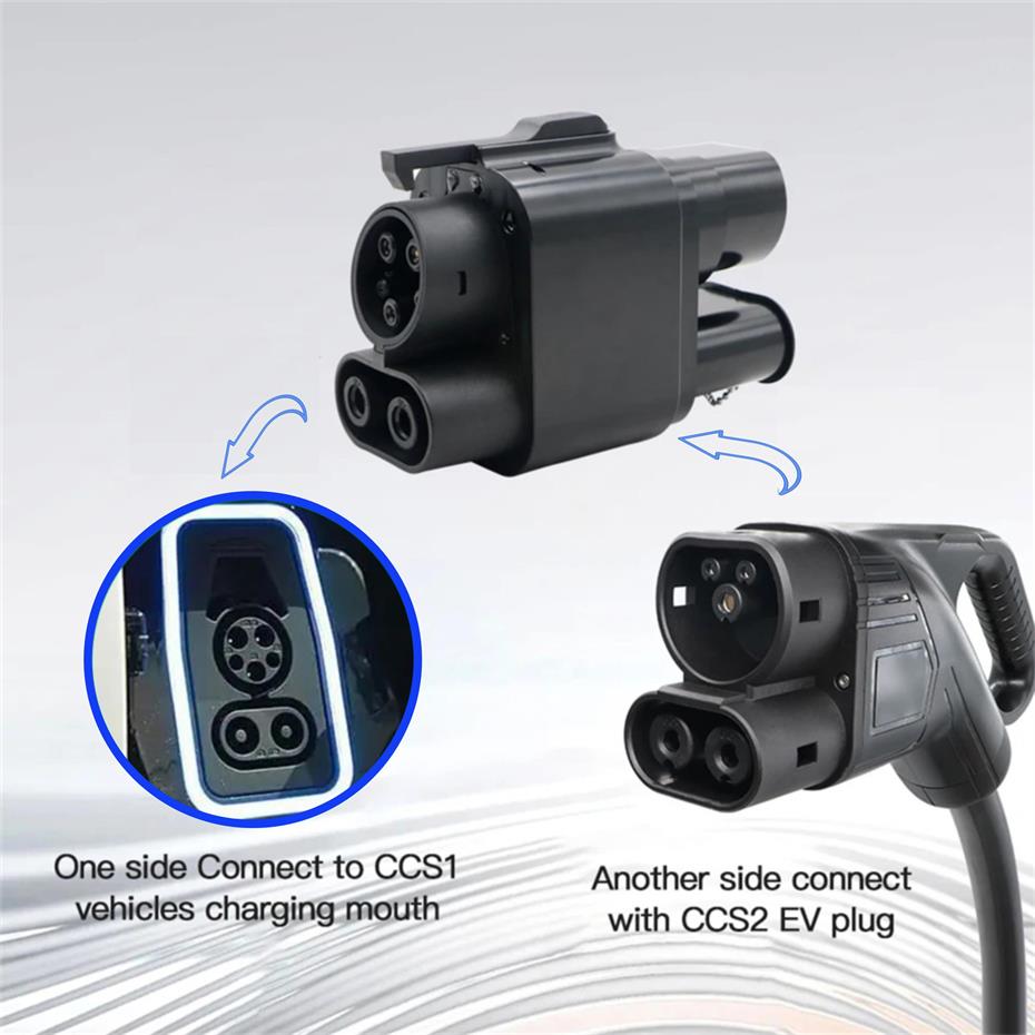 DC 250A CCS2 to CCS1 Adapter For EV Charging DC 250A CCS2 to CCS1 Adapter For EV Charging