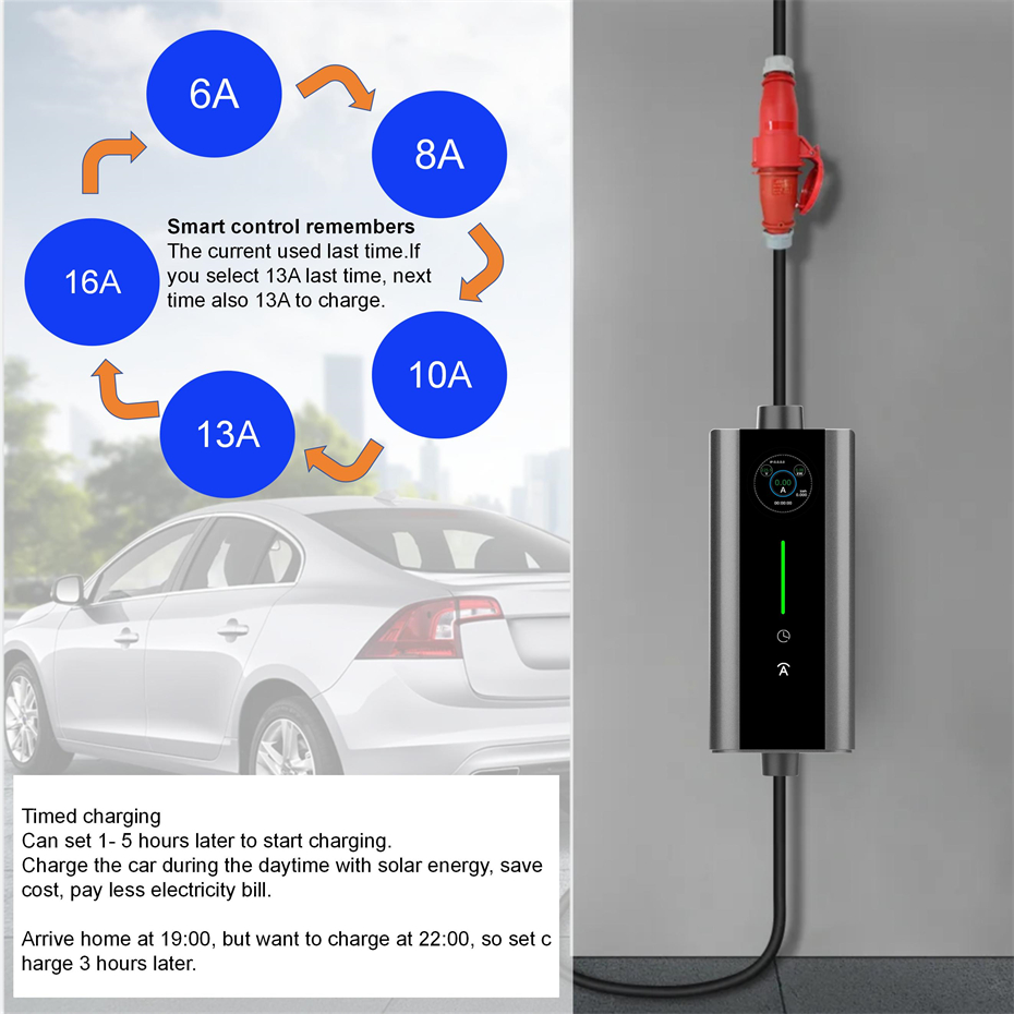 11KW 16A Home EV Car Charger
