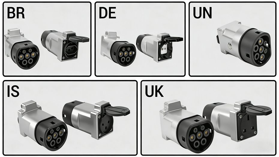 Type 2 V2L Adapter For Kia EV6 Kia EV9 and Kia Nero EV water model